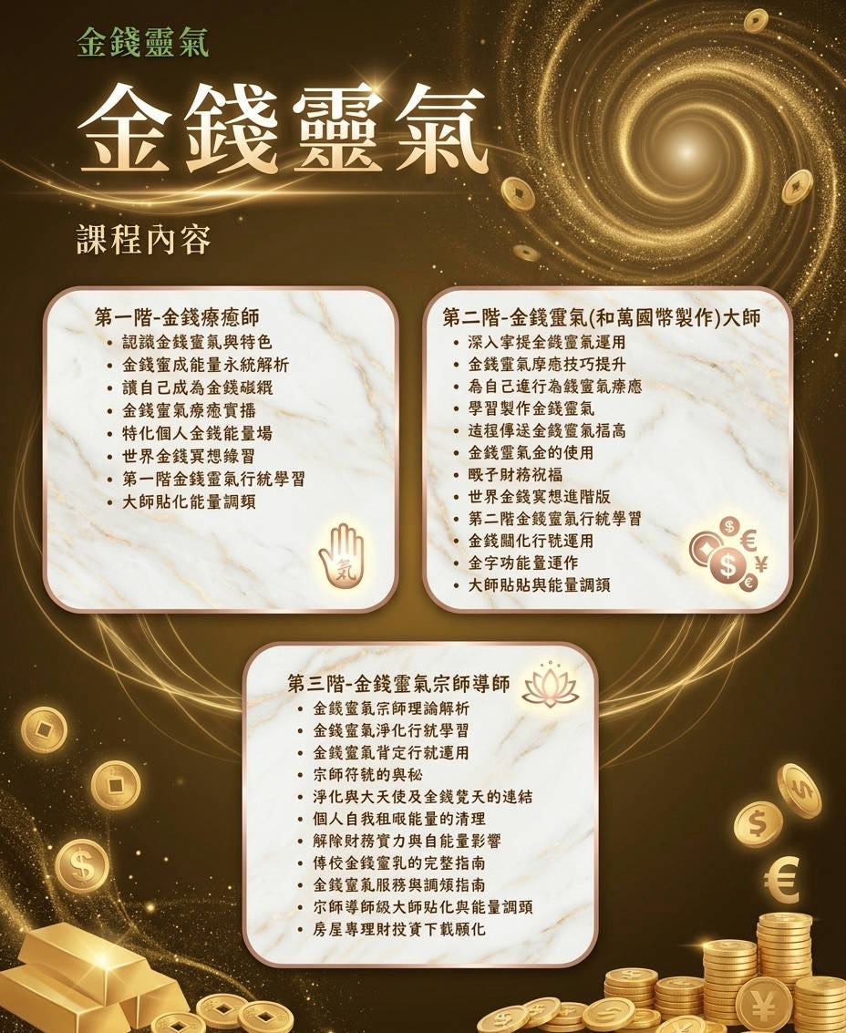 金錢靈氣課程內容