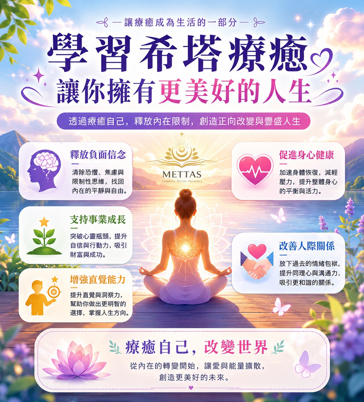 學習希塔療癒讓你擁有更美好的人生