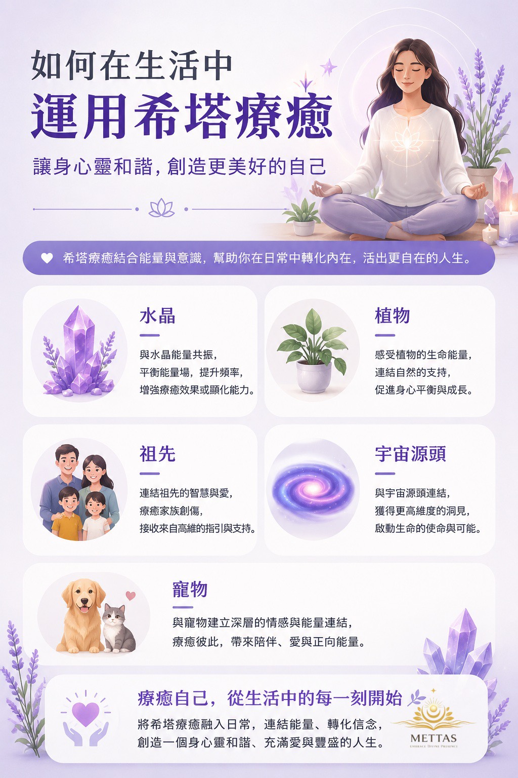 如何在生活中運用希塔療癒